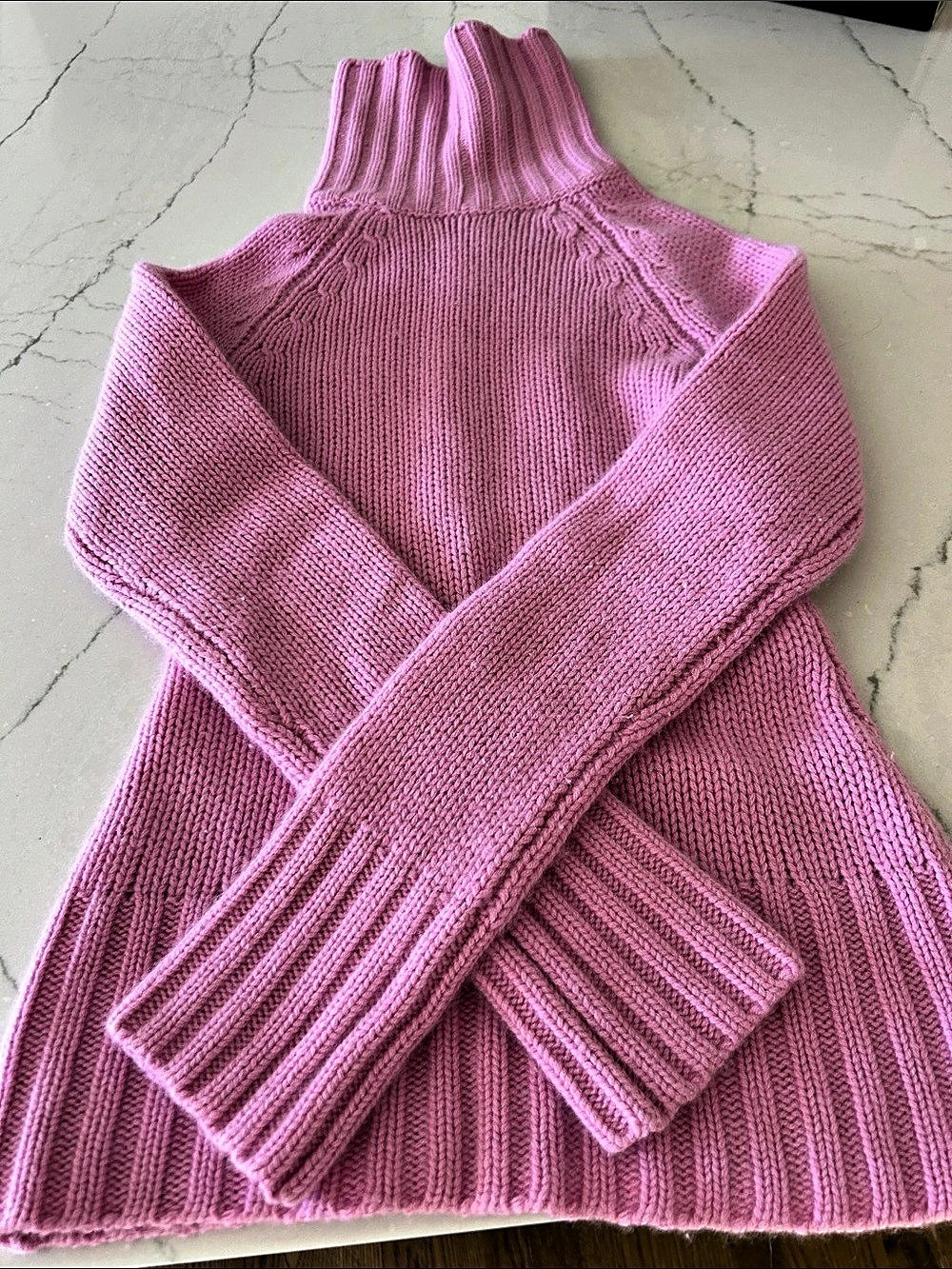 Aqua Cashmere Sweater - Picture 2 of 5